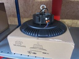 200W Kraftig LED Ufo-lampe med loft beslag til kædewire. 220V. Ubrugt.