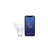 10 stk. nordlux smart gu10 m. app. styring 35w led pære(ubrugt)