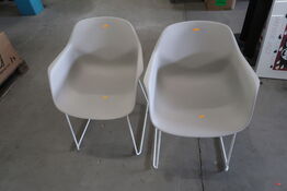 2 pcs. Shell chairs FOURDESIGN (Exhibition models)