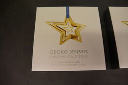 2 stk. Julestjerner GEORG JENSEN 