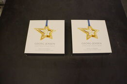 2 stk. Julestjerner GEORG JENSEN 