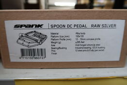 Pedalsæt SPANK Spoon Raw Silver