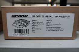 Pedalsæt SPANK Spoon Raw Silver