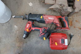 Akku bajonetsav HILTI WSR 22-A, akku bore/skruemaskine HILTI SF 6H-A22