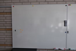 Whiteboard uden skinne