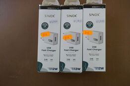 3 stk. USB fast chargers