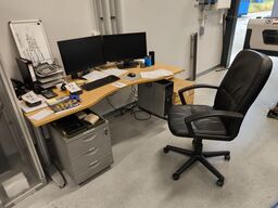 Skrivebord inkl. indhold (lot 76-77 medf. ikke!)