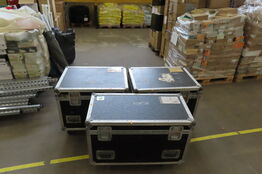 3 stk. Flightcases