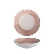 12 stk. Tallerken coupe dyb rosa 215 mm Stone