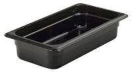 12 stk. Kantine 1/3 GN  D65 mm sort Cambro