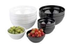20 stk. Skål Casual 25 cl Diam120 mm melamin hvid
