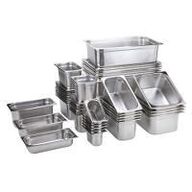 6 stk. Kantine stål 1/1 GN H20 mm 2,5 ltr APS