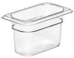 3 stk. Kantine 1/9 GN D100 mm klar Cambro