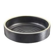 12 stk. Tapas skål sort diam 155 mm Melamin
