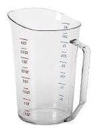 4 stk. Målekande plast 4 ltr Cambro