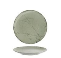 12 stk. Tallerken coupe grøn 203 mm Stone