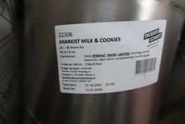 1 fustage Anarkist Milk & Cookies - 20 liter