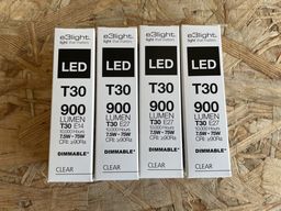 4 stk. e3light T30 E27 LED 900lm