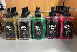 72 store flasker Glitterlim  flasker á 147ml