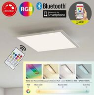 6 stk. briloner led rgb panel m. remote og app 29,5 cm(ubrugt)