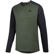 2 stk. iXS Flow X long sleeve jersey olive-solid black XL