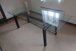 Spisebord i glas LE CORBUSIER (momsfri)
