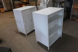 2 stk. metalskabe IKEA