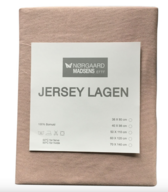 4 stk. Nørgaard Madsen jersey lagen 60x120 cm - Dusty Rose