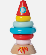 5 pk. Manhattan Toy Stacker Rocket Baby Toddler 7 Pc
