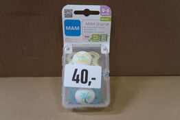 12 pk. MAM Original sutter - 2-pak  0-6 mdr.