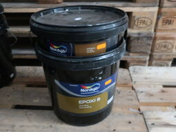 Epoxy 2K gulvmaling 'light grey' 10L NORDSJÖ Prof. 