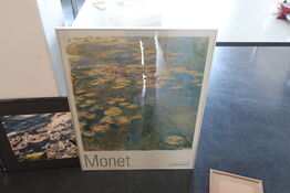 Indrammet plakat Monet - Louisiana