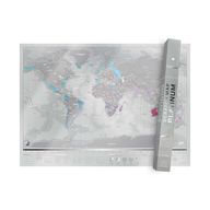 60 stk. London Platinum Scratch Map