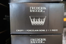 3 stk. skåle FREDERIK BAGGER Crispy Porcelain Bowl 2