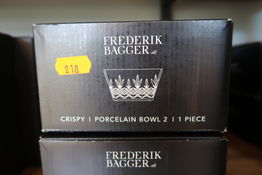 4 stk. skåle FREDERIK BAGGER Crispy Porcelain Bowl 2