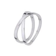 Criss Cross Ring - Str. XS/50-51 mm.