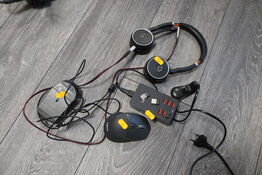 Headset JABRA, 2 stk. mus LOGITECH, USB-dock