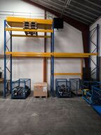 2 fag pallereoler uden indhold