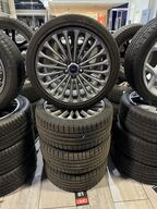 4 stk. Ford Alufælge 18" med Contiental 235/40R18 dæk