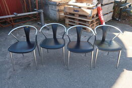 4 stk. konferencestole ILVA