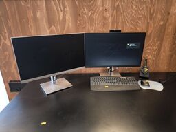 2 stk. computerskærme HP E243d 24"