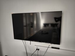 TV PHILIPS 65" med vægbeslag og fjernbetjening