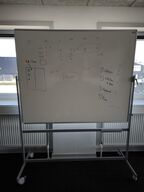 Whiteboard på hjul