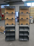 2 stk. reoler/displays