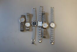 6 stk. dameure SEIKO, CERTINA, TISSOT m.m. 