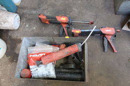 2 stk. injektionspistoler HILTI HDM 500