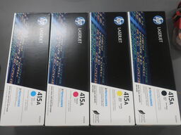 4 stk. org. HP toner til farvelaserprinter - 415A / W2030A