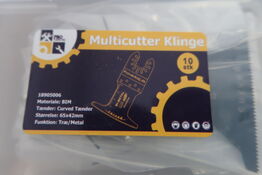 500 stk. Klinger til multicutter 65mm Bi-metal curved