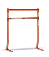 Pedestal Bendy Tall TV Stander Dusty Rose