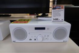 Scansonic DA310 DAB+ m. CD og Bluetooth - HVID